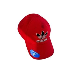 Adidas Red Men's Hat with Logo
